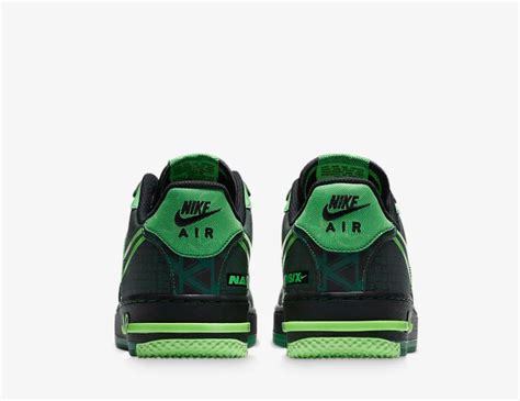 nike air force zwart groen geel hiel|air force 1 schoenen.